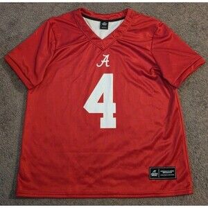 Athlete's Thread Alabama Crimson Tide Jalen Milroe Football Jersey Made in USA